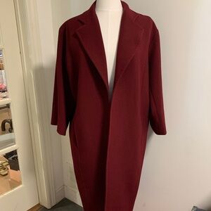 Wine Red Coat for Fall